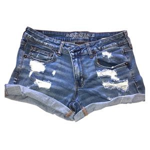 American Eagle high rise, super low shortie